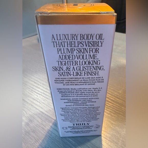 Truly Luxury Body Oil | Hydrating & Illuminating with Natural Shimmer-New In Box - Picture 6 of 11